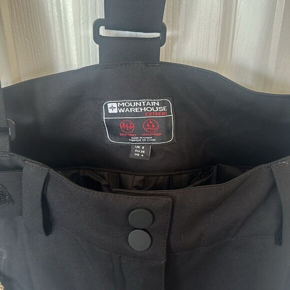 Mountain Warehouse Women's Chalet Extreme Recco Waterproof Ski Pant Black sz 4 - Picture 9 of 10